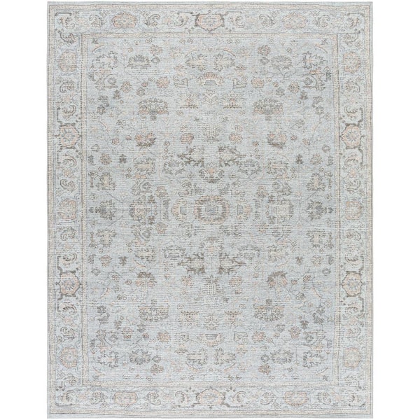 Livabliss Our PNW Home Olympic Light Blue Traditional 8 ft. x 10 ft. Indoor Area Rug