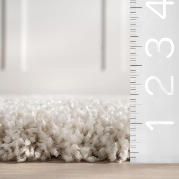 美品！ムク SAR 117/081 ノーマルムク6枚セット nuLOOM Gloria Abstract Shag Beige 8 ft. x 8 ft. Area Rug KSCM05A