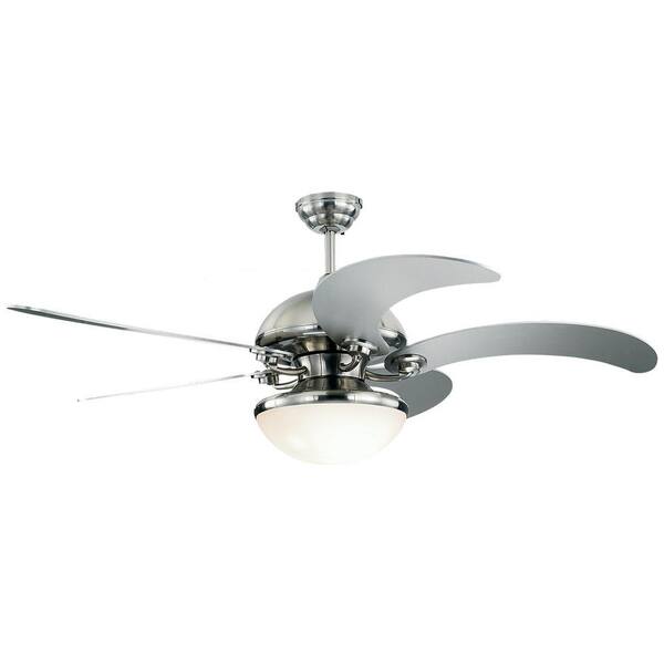 Generation Lighting Centrifica 52 in. Brushed Steel Silver Ceiling Fan