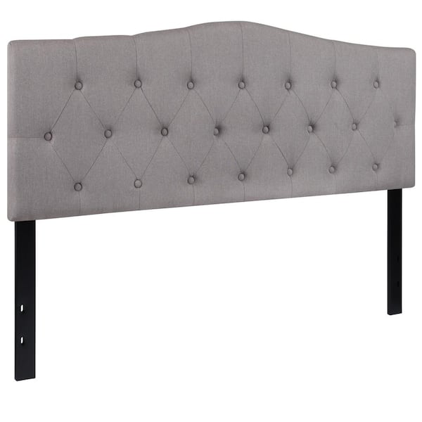 Carnegy Avenue Light Gray Queen Headboard Panel Design