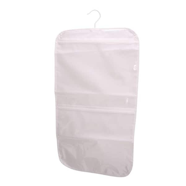 HOUSEHOLD ESSENTIALS 26.5 in. H 10-Pair White Canvas Hanging Shoe Organizer  311344 - The Home Depot