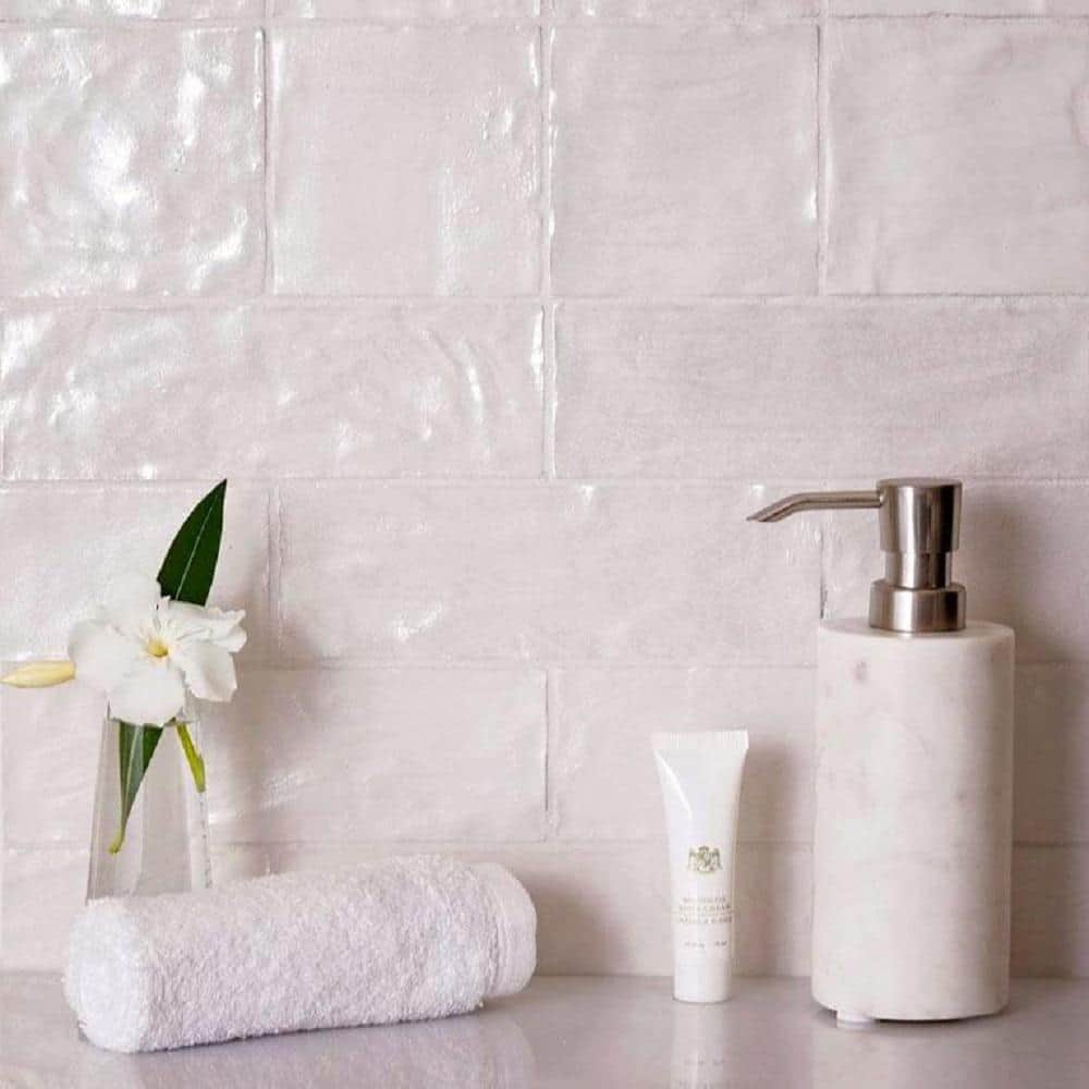 White 2.5x8 Matte Glossy Ceramic Subway Mosaic Tile
