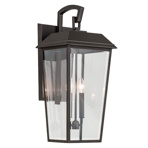 KICHLER Mathus 24.25 in. 2-Light Olde Bronze Traditional Outdoor ...