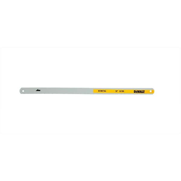 DEWALT 10 in. 18-TPI Bi-Metal Hacksaw Blade (2-Pack)