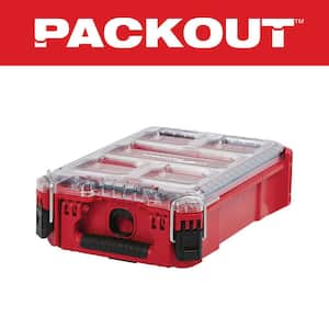 Milwaukee PACKOUT 10 in. Compact Portable Tool Box with Adjustable