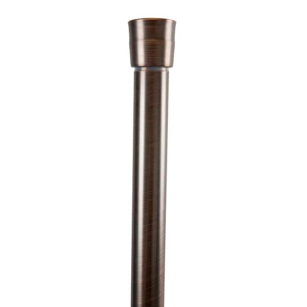 Bath Bliss 42 in. x 72 in. Tension Shower Rod in Oil Rubbed Bronze