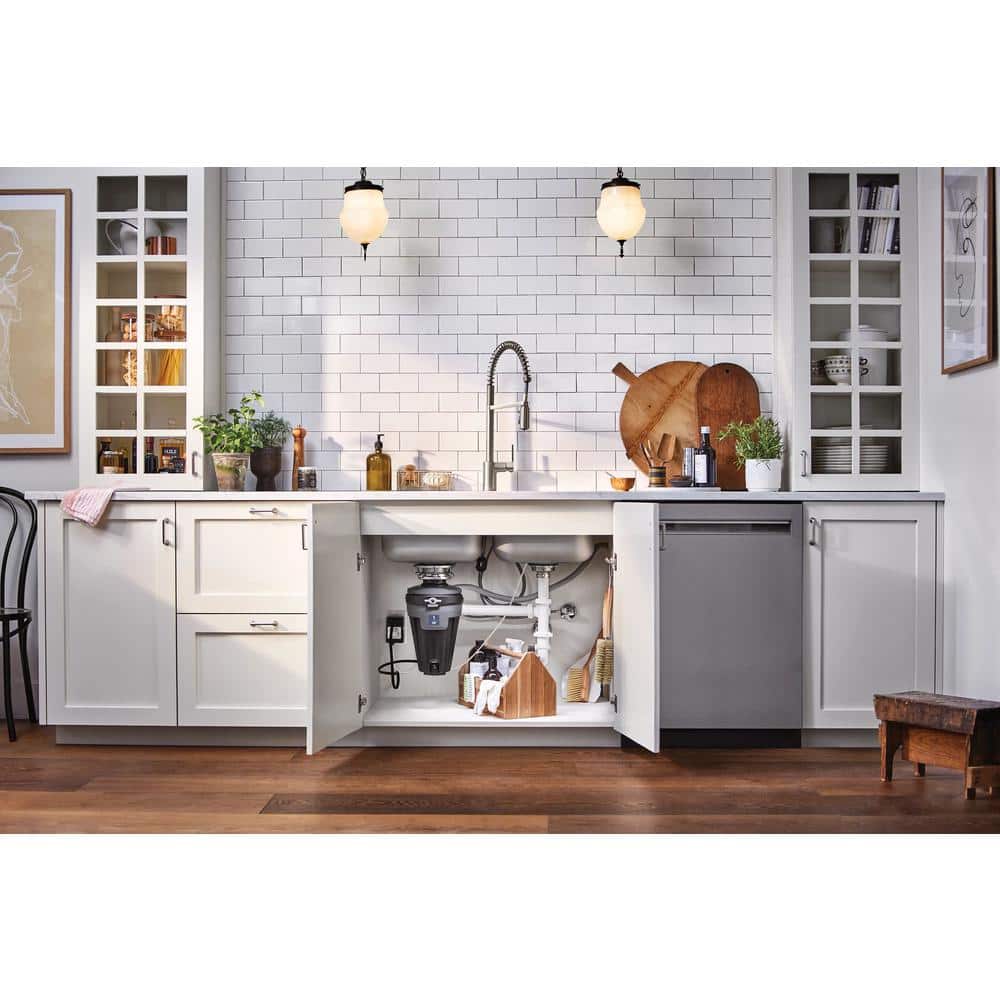 Moen Chef Series 1 HP Continuous Feed Garbage Disposal with LED Lighting