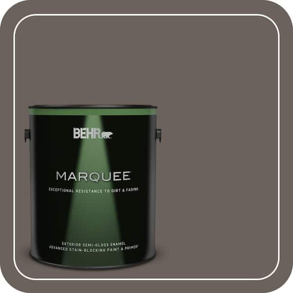 BEHR MARQUEE 1 gal. #T11-8 Back Stage Semi-Gloss Enamel Exterior Paint & Primer