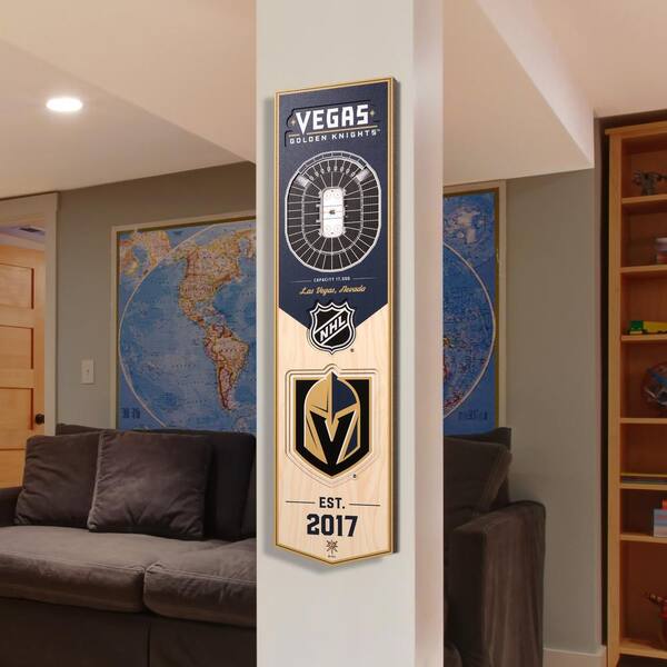 NHL GOLDEN NIGHTS BANNER FLAG (comes with beads) - Depop