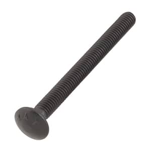 3/8 in. -16 x 4 in. Black Deck Exterior Carriage Bolt (25-Pack)