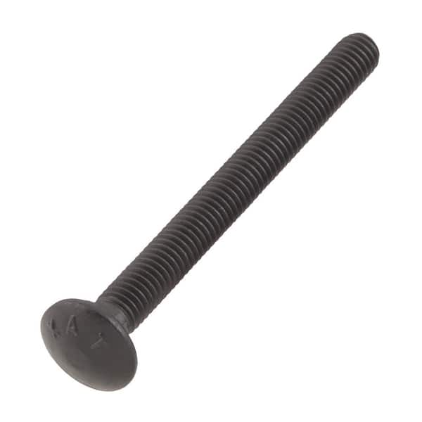 DECKMATE 3/8 in. -16 x 4 in. Black Deck Exterior Carriage Bolt