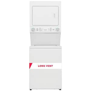 3.9 cu. ft. Washer and 5.5 cu. ft. Dryer Electric Long Vent Stacked Laundry Center in White