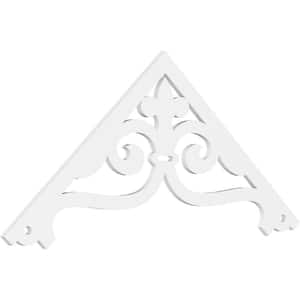 1 in. x 72 in. x 30 in. (10/12) Pitch Finley Gable Pediment Architectural Grade PVC Moulding