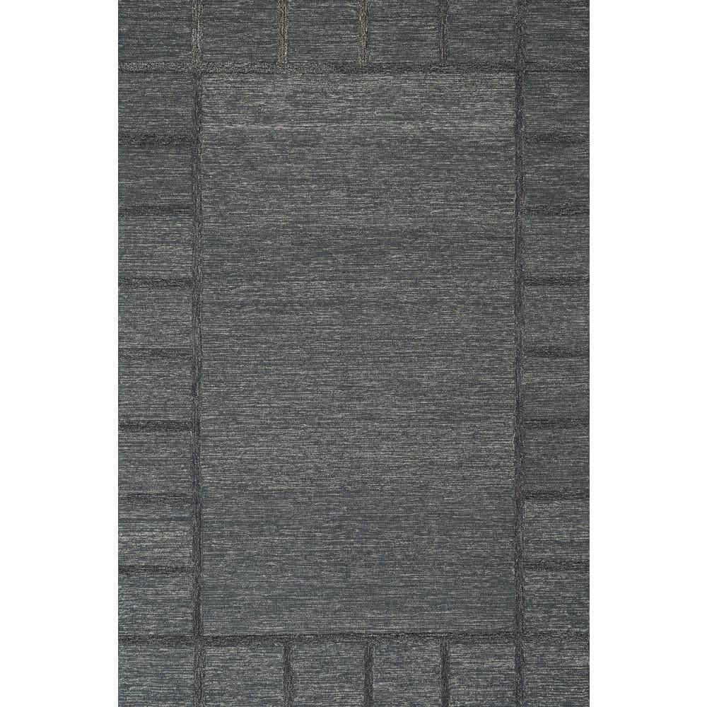 9 ft. x 12 ft. Blue Gea Geometric Bordered Wool Indoor Area Rug price history on PriceWatchPro