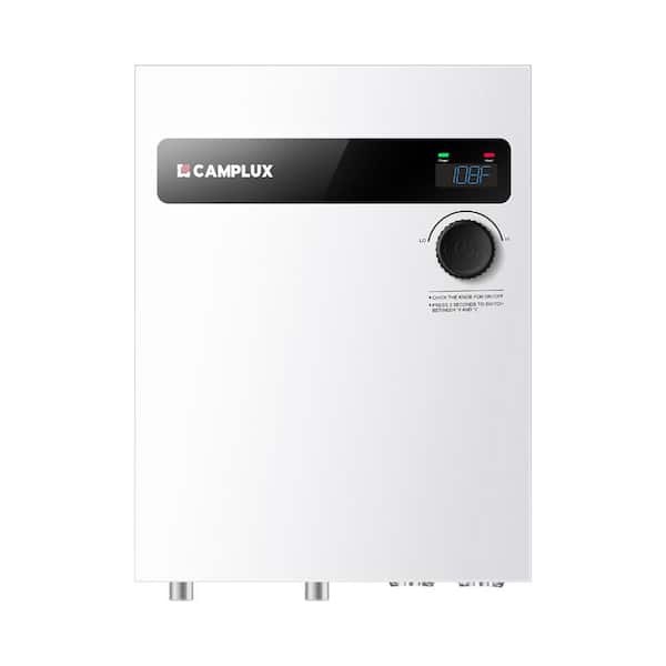 CAMPLUX ENJOY OUTDOOR LIFE 5.27 GPM 27 kW 240-Volt Tankless Electric Water Heater