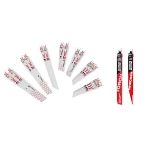 SAWZALL 9 in. 8 TPI & WRECKER 9 in. 6 TPI Bi-Metal Reciprocating Saw Blade Set w/TORCH Nitrus Carbide Blades (18-Piece)