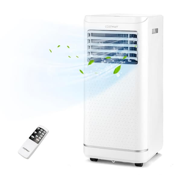 Costway 5,000 BTU Portable Air Conditioner Cools 250 Sq. Ft. with