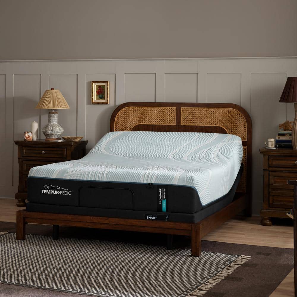 Queen Medium Memory Foam Adjustable Mattress with SmartClimate Cover
