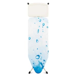 Ironing Board C with Solid Steam Unit Holder, Ice Water Cover and White Frame