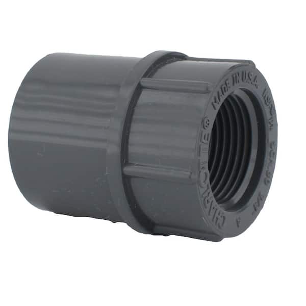 Charlotte Pipe 3/4 in. Schedule 80 PVC S x FPT Adapter