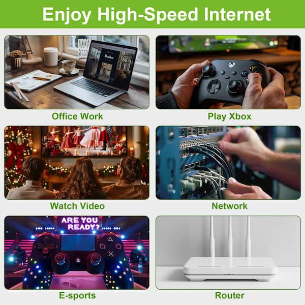 1000 ft. White CAT8 CMR 22 AWG Ethernet Cable Data Wire Bulk Raw - 2000MHz Solid Bare Copper Tinned Copper Braid Shield