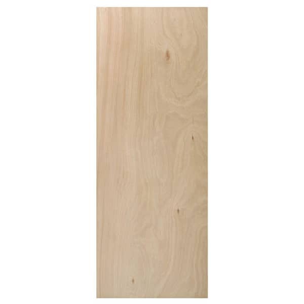 Steves & Sons 32 in. x 80 in. Flush Hollow Core Unfinished Hardwood Interior Door Slab