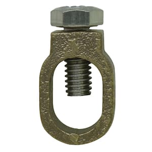 1/2 in. Grounding Rod or 3/8 in. Rebar Ground Rod Clamp for #10SOL/STR - #2 STR Wire
