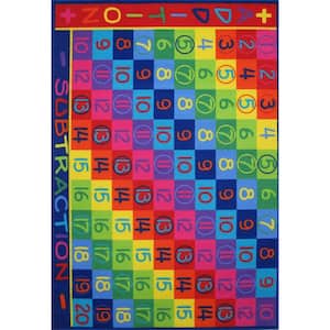 Fun Time Addition Multi Colored 5 ft. x 8 ft. Area Rug