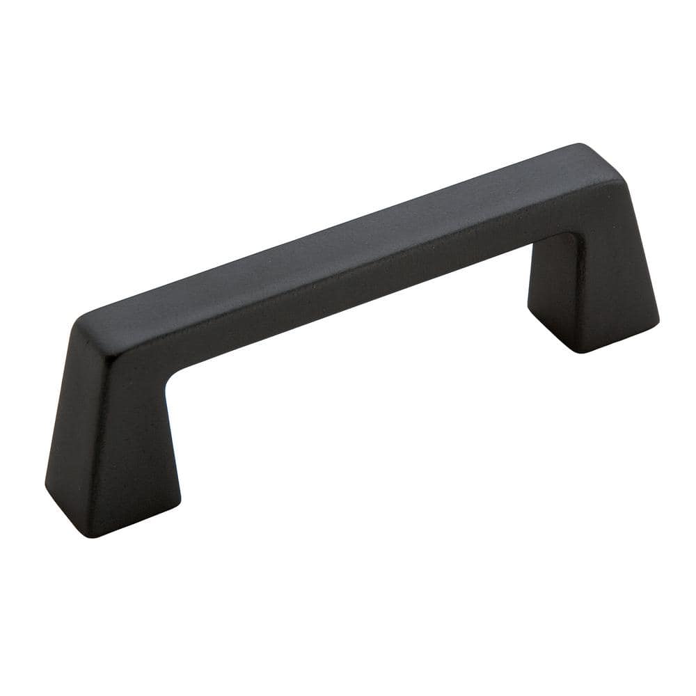 Blackrock 3 in. (76mm) Modern Black Bronze Arch Cabinet Pull