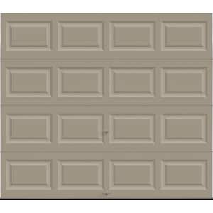 Classic Collection 8 ft. x 7 ft. 18.4 R-Value Intellicore Insulated Solid Sandtone Garage Door