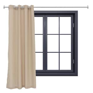 Indoor/Outdoor Curtain Panel with Grommet Top - 52 x 84 in (1.32 x 2.13 m) - Beige