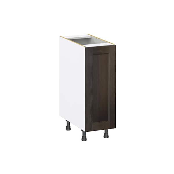 J COLLECTION Lincoln Chestnut Solid Wood  Assembled Full Height Doors Base Kitchen Cabinet (36 in. W x 34.5 in. H x 24 in. D)