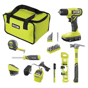 ONE+ 18V Cordless 3/8 in. Drill Kit with 1.5 Ah Battery, Charger, and Accessories
