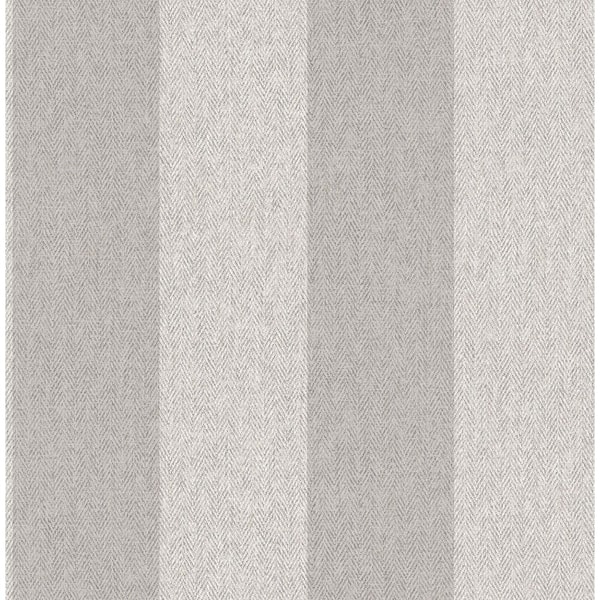 Fine Decor Finn Gray Chevron Stripe Non-Pasted Wallpaper Sample