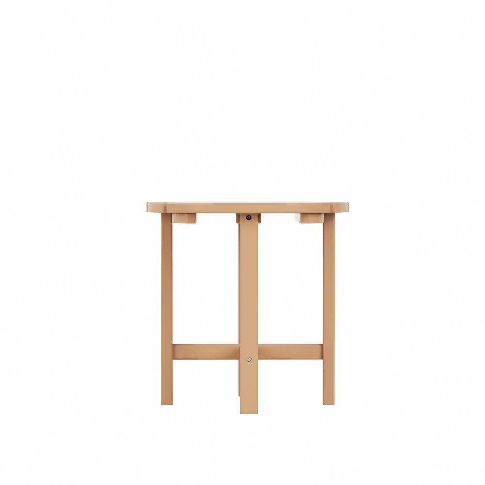 Teak Round 18" Outdoor Side Table