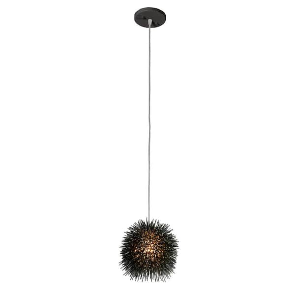 Urchin 1-Light Black Mini Uber Pendant
