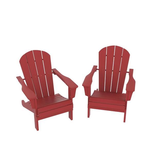 home depot red plastic adirondack chairs