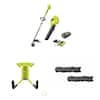 RYOBI 40V 15" Cordless String Trimmer and 550 CFM Blower Combo Kit with 4.0 Ah Battery