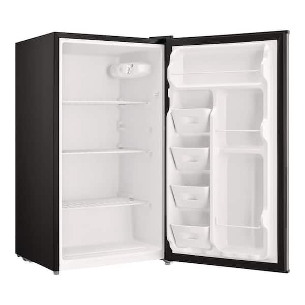 Vissani 3.3 cu. ft. Mini Refrigerator in Stainless Look with 7