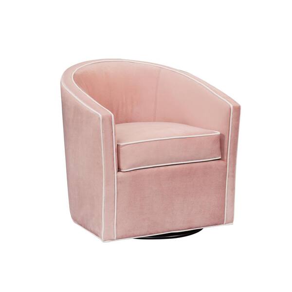 blush fabric chair