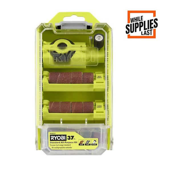 RYOBI Rotary Tool 37-Piece All-Purpose Kit (For Wood, Metal, and