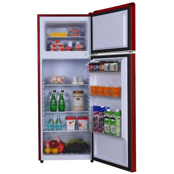 Frigidaire 7.2 cu. ft. Retro Top Freezer Refrigerator in Red with