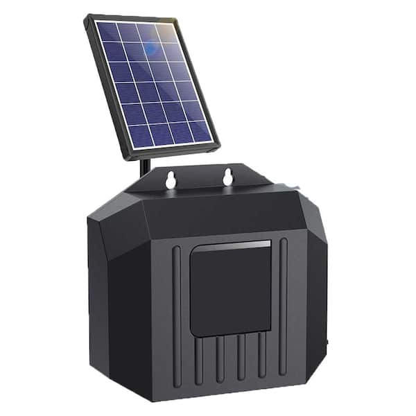 4-Watt Solar Powered Drip Irrigation System, Programmable Smart Watering Kit for 15 Potted Plants Indoor Outdoor Garden