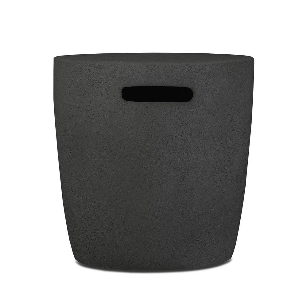 Shale Gray Concrete Propane Tank Cover with Handle