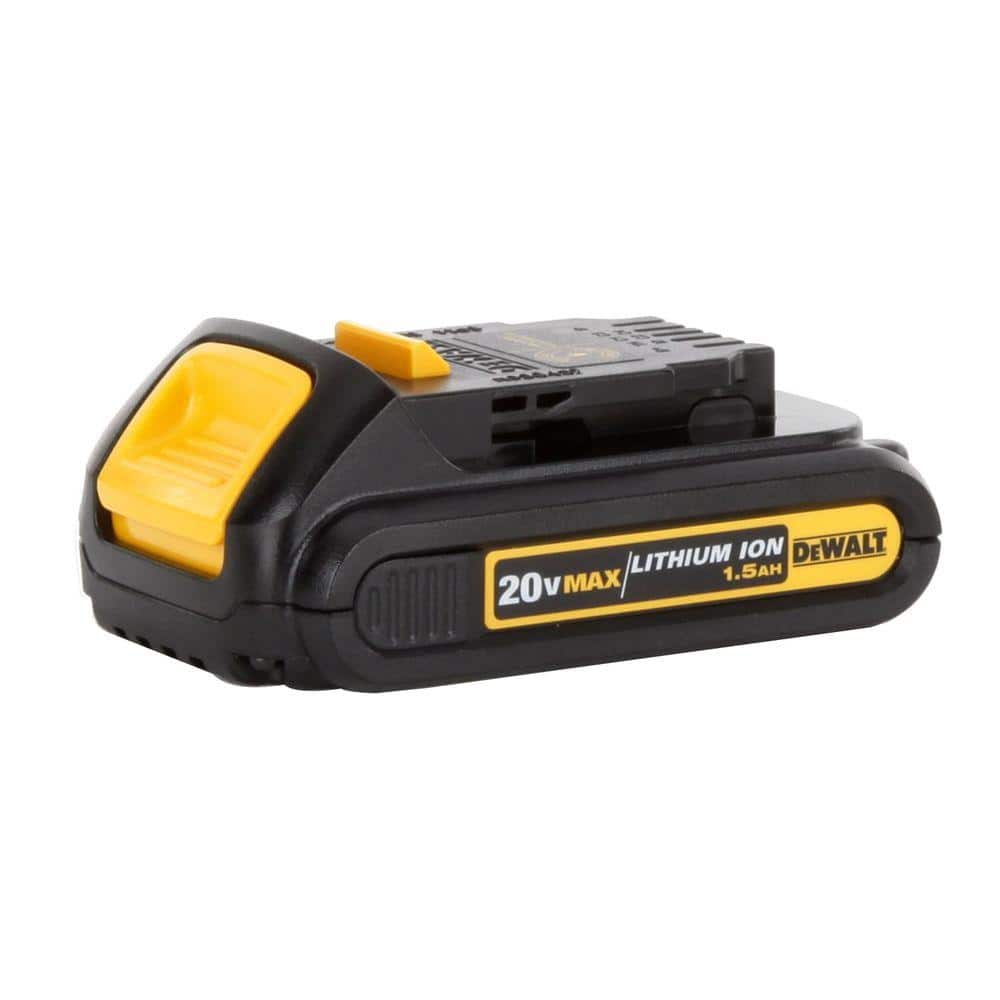 Dewalt DCB201 20V 1.5ah MAX COMPACT LITHIUM ION Battery’s and DCB107 Charger 2 
