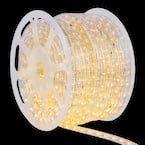 150 ft. 1800-Light Warm White Christmas LED Rope Light Kit