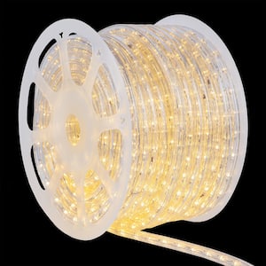 150 ft. 1800-Light Warm White Christmas LED Rope Light Kit