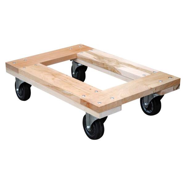 Vestil 16 in. x 24 in. 1,200 lb. Open Deck Hardwood Dolly