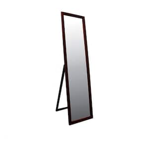 15 in. W x 55.25 in. H Wood Brown Vanity Mirror