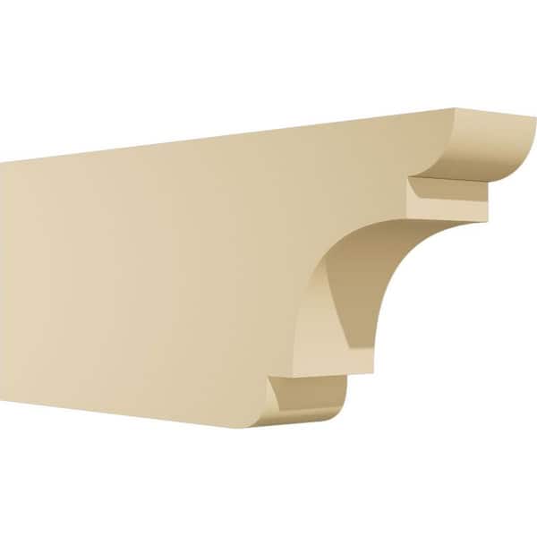 Ekena Millwork Standard New Brighton 3 in. W x 8 in. H x 20 in. D Signature Urethane Rafter Tail Outlooker